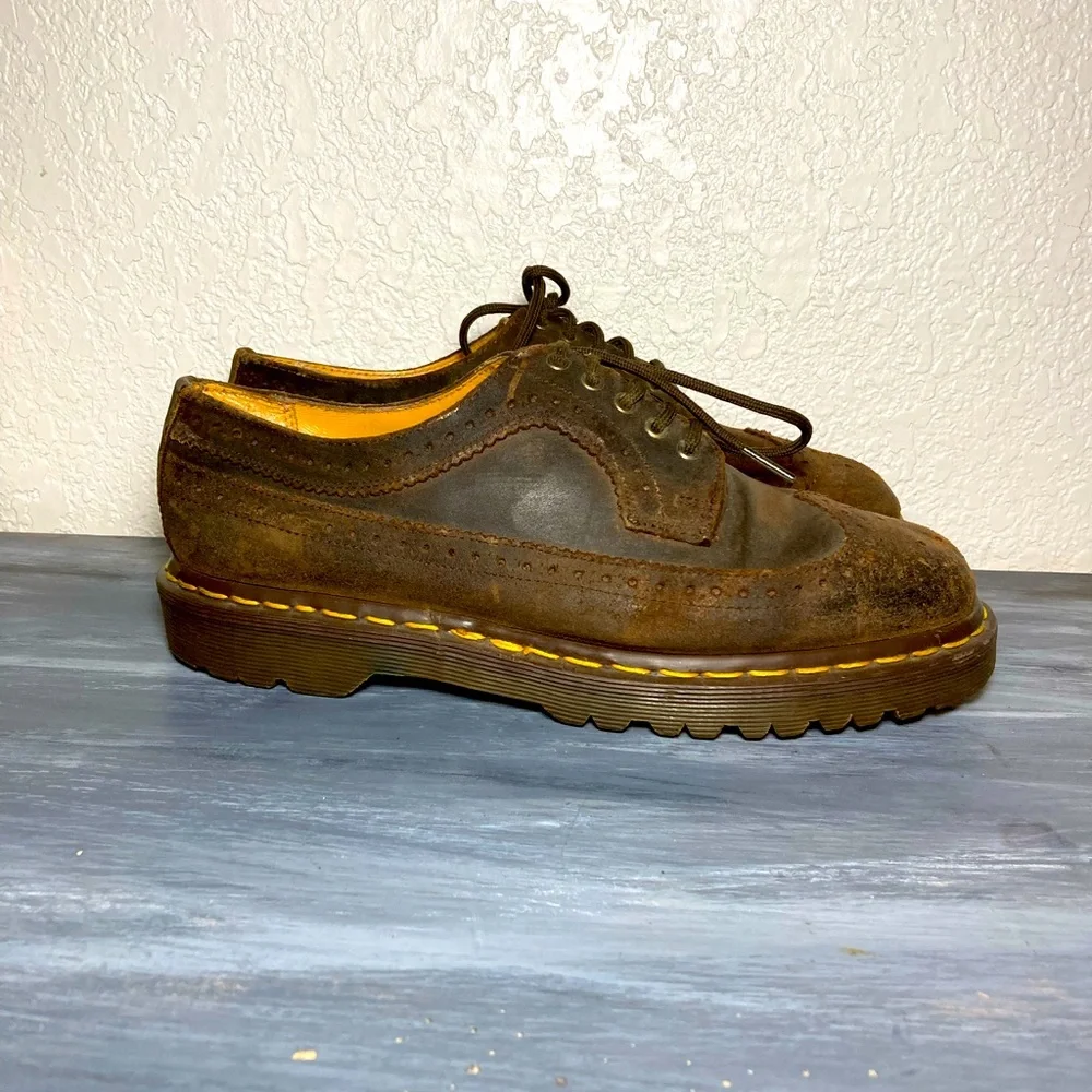 靴 Dr.Martens wing tip brown vintage Dr. Martens | Shoes | Doc Martens 3989 Vintage Mie Brown Leather